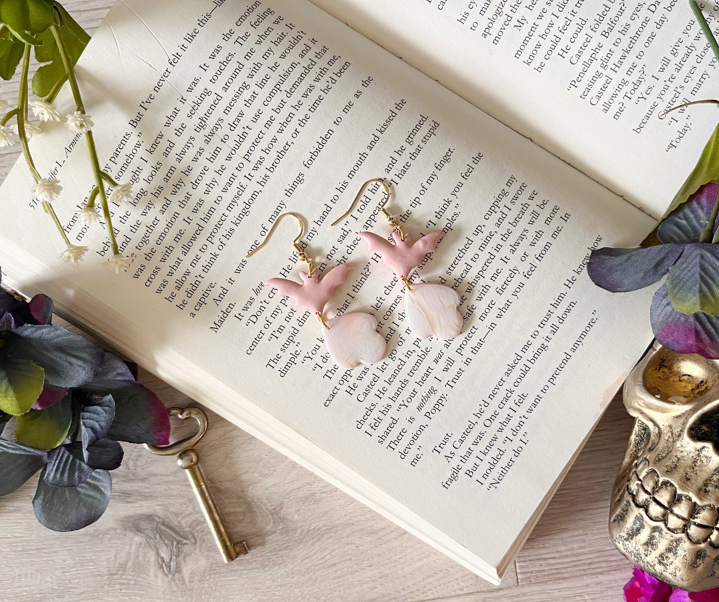 Polymer Clay Bat Dangles