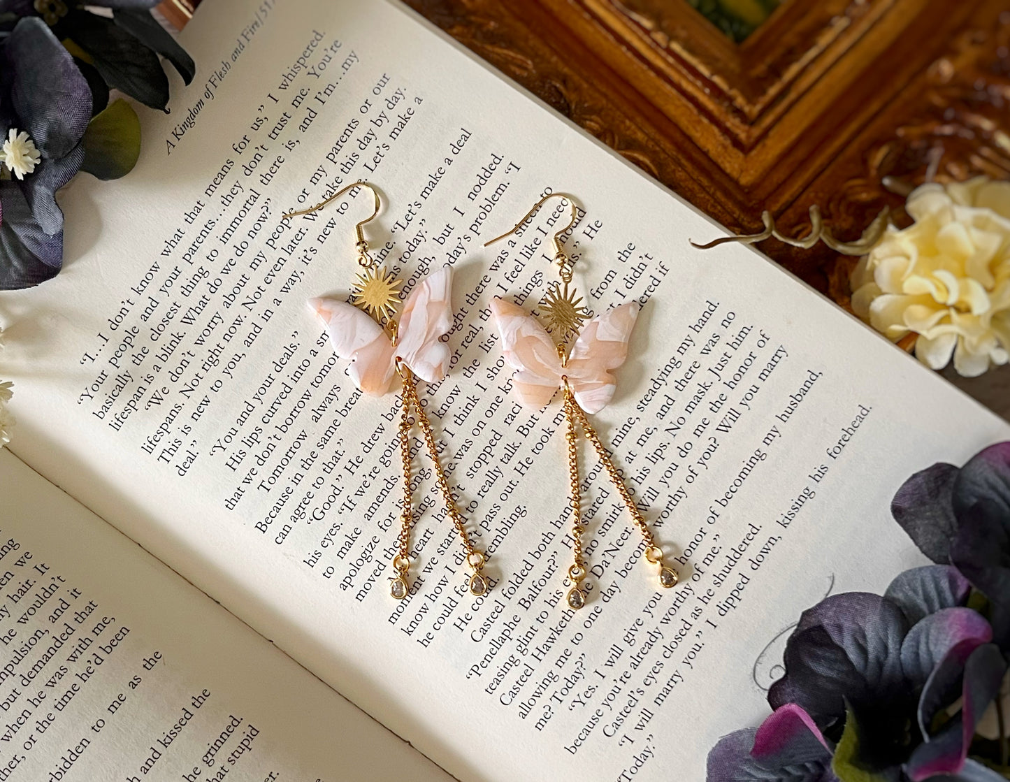Celestial Butterfly Dangles