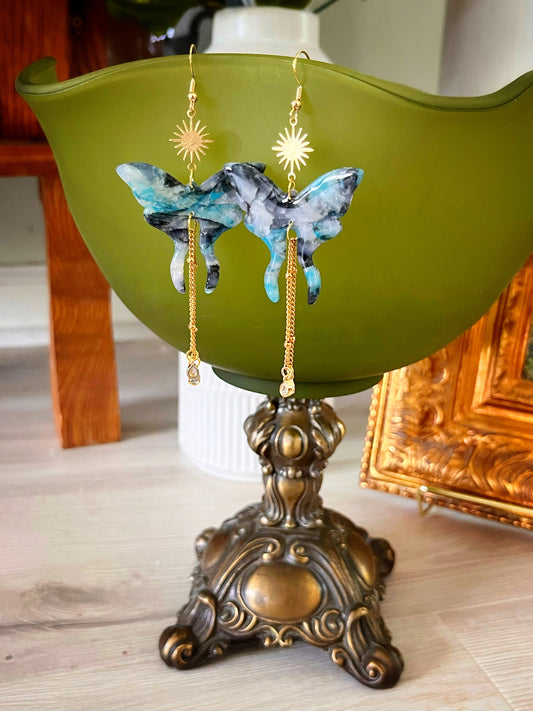 Celestial Moth Dangles