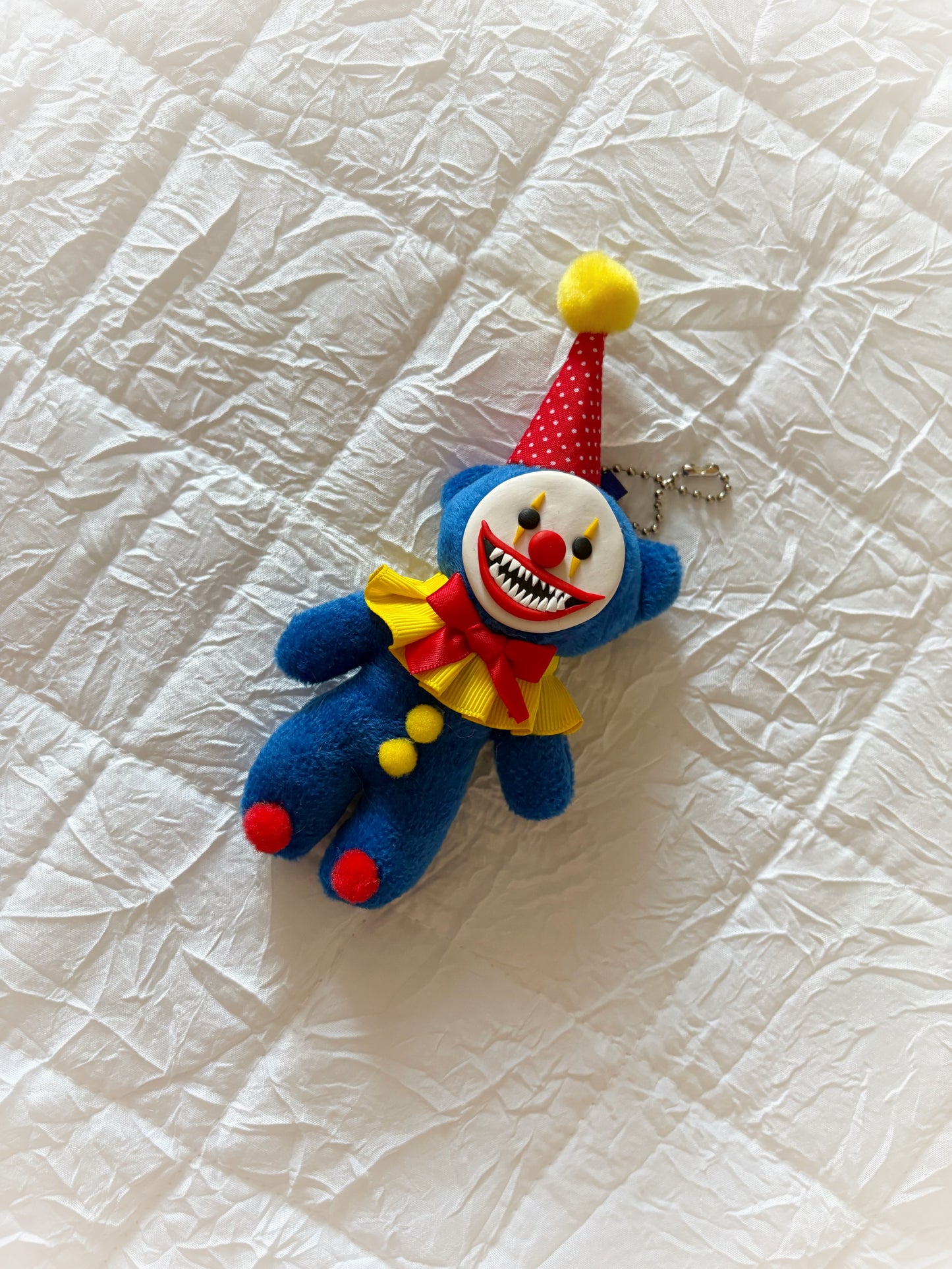 Blue Terror Bear Keychain