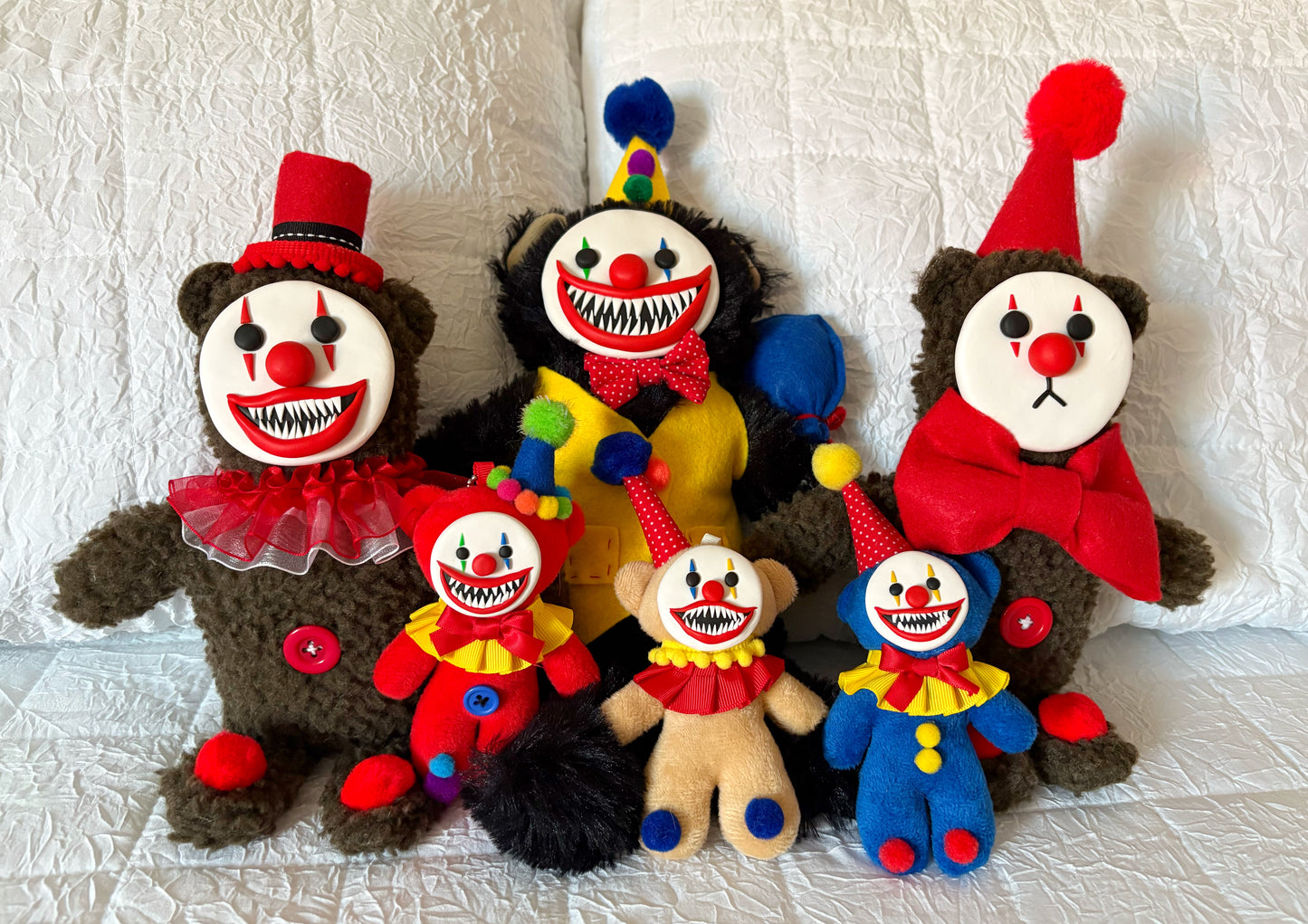 Tan Terror Bear Keychain