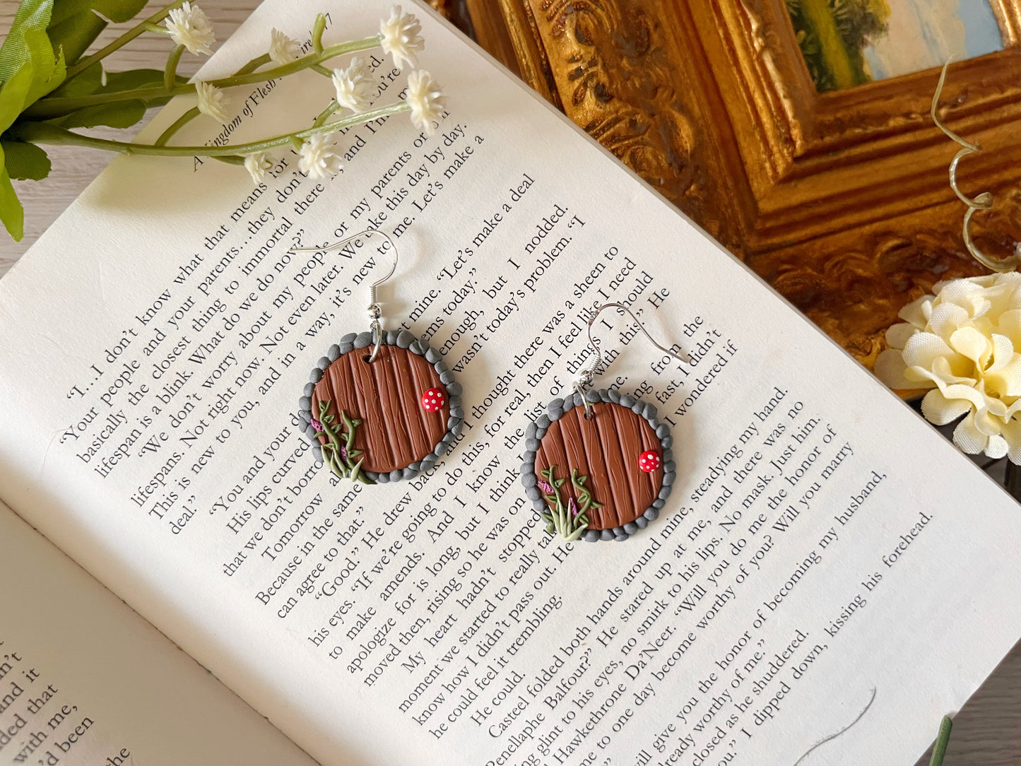 Hand Sculpted Hobbit Door Dangles