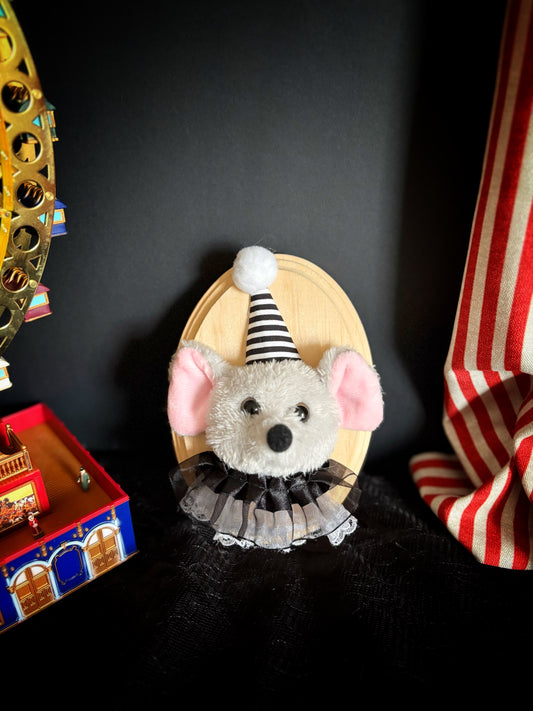Plushie Clown Mouse Taxidermy
