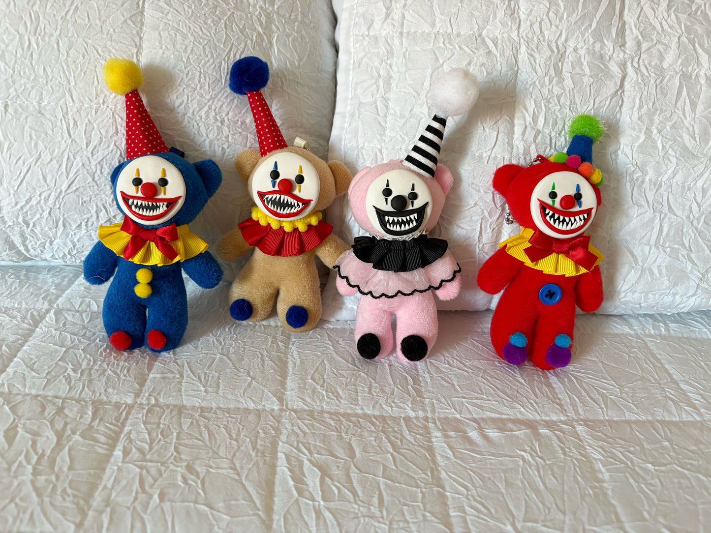 Tan Terror Bear Keychain