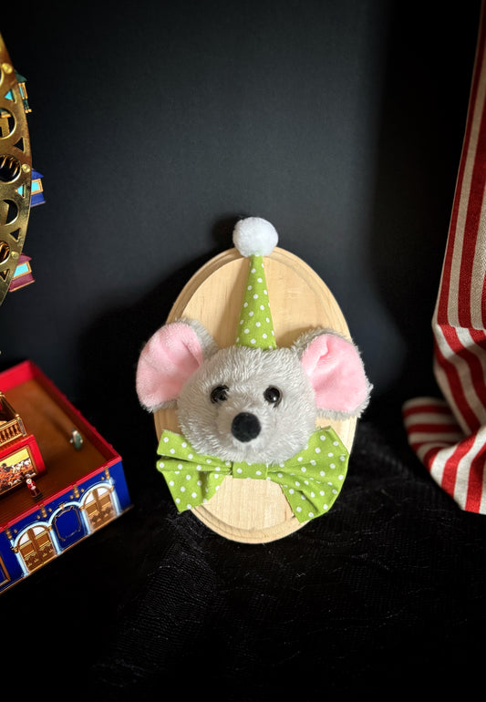 Plushie Clown Mouse Taxidermy
