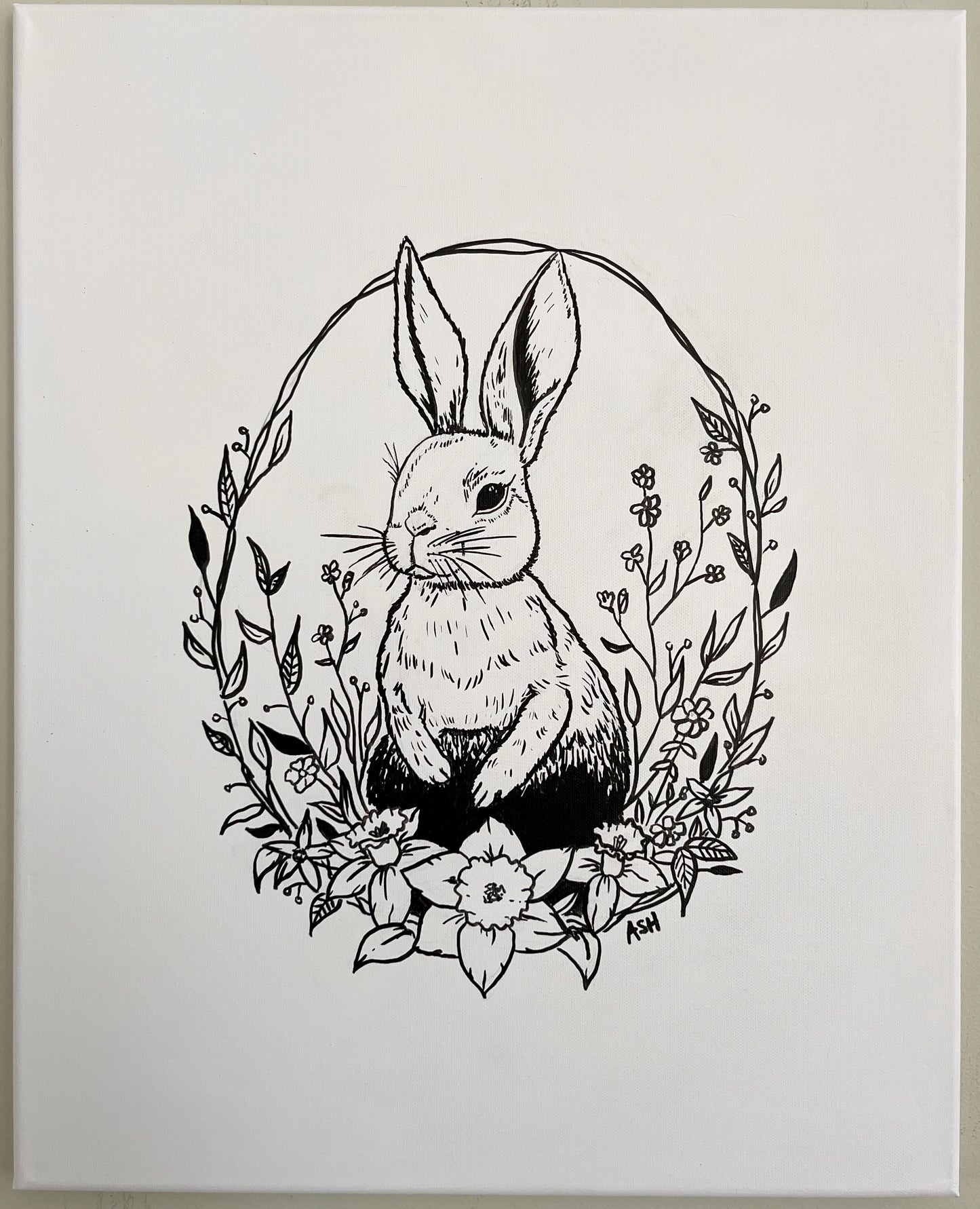 Rabbit Painting