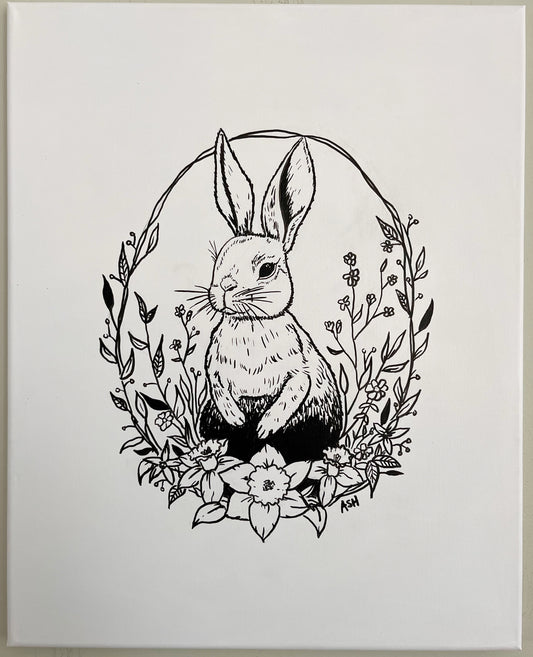 Rabbit Painting