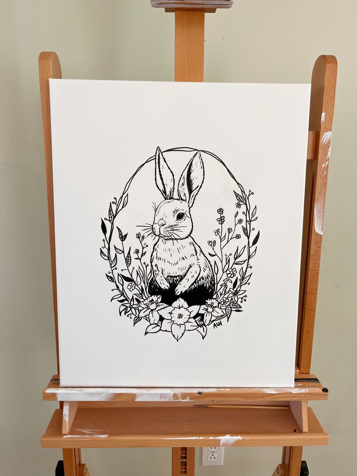 Rabbit Painting